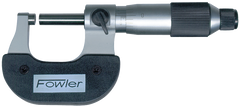 0 - 1'' Measuring Range - .0001" Graduation - Ratchet Thimble - Carbide Face - Economy Outside Micrometer - Americas Industrial Supply