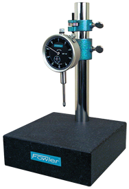 Kit Contains: Granite Base & 1" Travel Indicator; .001" Graduation; 0-100 Reading - Granite Stand with Dial Indicator - Americas Industrial Supply