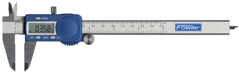 0 - 6" / 0 - 150mm Measuring Range (.0005" / .01mm Res.) - Xtra-Value Electronic Caliper - Americas Industrial Supply