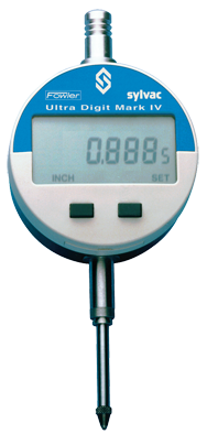 #54-520-260 - 0 - 1 / 0 - 25mm Measuring Range - .0005/.01mm Resolution - 64th Inch / Metric / Fraction - INDI-XBlue Electronic Indicator - Americas Industrial Supply