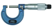 0 - 1'' Measuring Range - .0001" Graduation - Ratchet Thimble - Carbide Face - Outside Micrometer - Americas Industrial Supply