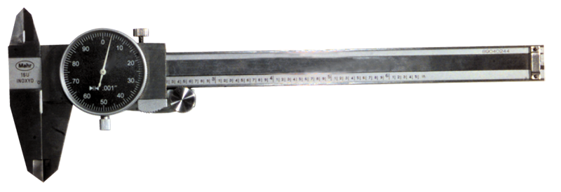 0 - 6'' Measuring Range (.001 Grad.) - Shockproof Dial Caliper - Americas Industrial Supply