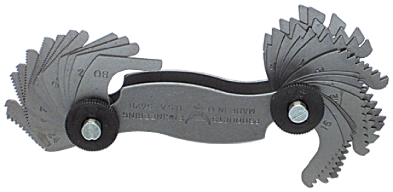 #5626 - 28 Leaves - 2-1/4 to 28 inch Pitch - Screw Pitch Gage - Americas Industrial Supply