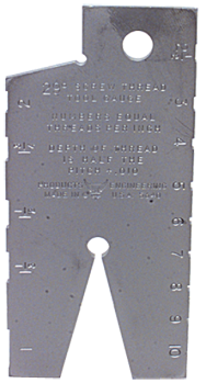 #5640 - 1 to 10 Pitch - 29° Acme Screw Thread Gage - Americas Industrial Supply