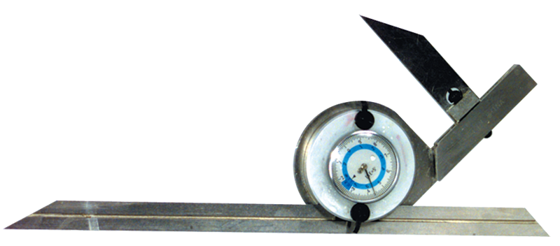 #496GD - 12'' Blade Size - Bevel Protractor with Dial Reading - Americas Industrial Supply
