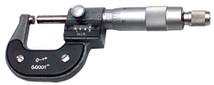 2 - 3'' Measuring Range - .0001 Graduation - Ratchet Thimble - Carbide Face - Digital Outsite Micrometer - Americas Industrial Supply