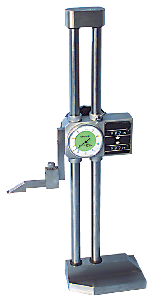 #TC12HG - 12" - .001" Graduation - Twin Beam Digital Count Dial Height Gage - Americas Industrial Supply