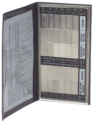 #16008 - 30 Specimans for Checking Varied Roughness Results - Microfinish Surface Comparator - Americas Industrial Supply