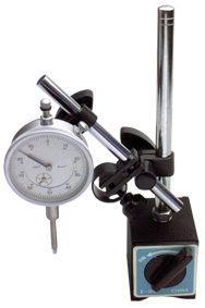 Kit Contains: 1" Procheck Indicator; Economy Mag Base; And 22 Piece Contact Point Kit - Economy Indicator/Magnetic Base Set - Americas Industrial Supply