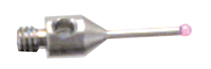 M2 Male Thread - 12mm Length - Grade 10 Ruby Star Styli with Stainless Steel Body - Americas Industrial Supply