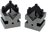 #NVB334 - 3 x 3 x 4"- Pair of V-Blocks & Clamps - Americas Industrial Supply