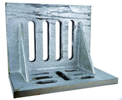 10 x 8 x 6" - Machined Webbed (Closed) End Slotted Angle Plate - Americas Industrial Supply