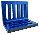 7 x 5-1/2 x 4-1/2" - Machined Open End Slotted Angle Plate - Americas Industrial Supply