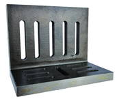 10 x 8 x 6" - Machined Open End Slotted Angle Plate - Americas Industrial Supply