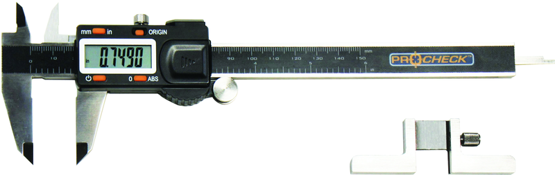 HAZ05 Absolute Digital Caliper 6" with Depth Gage - Americas Industrial Supply