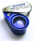 20X MIGNIFIER W LED/UV - Americas Industrial Supply