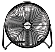 12 " Industrial Grade Floor Fans 3-speed; 1/25 HP; 120V - Americas Industrial Supply