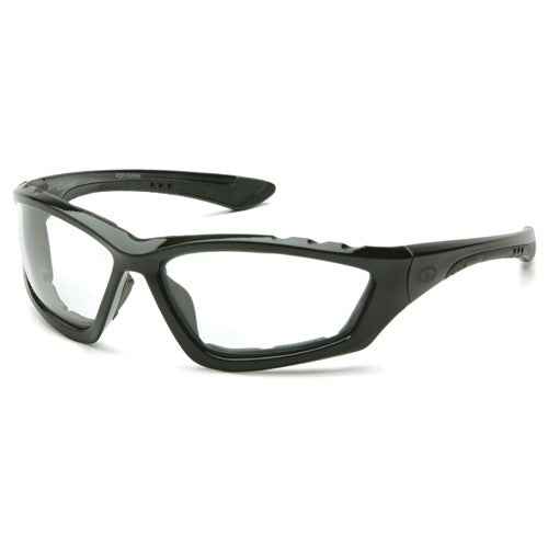 Accurist Clear Anti-Fog Lens Black Frame Safety Glasses - Americas Industrial Supply