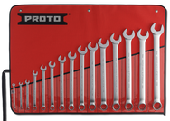 Proto® 15 Piece Satin Metric Combination ASD Wrench Set - 12 Point 7MM-32MM - Americas Industrial Supply