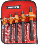 Proto® Tether-Ready 5 Piece Cold Chisel Set - Americas Industrial Supply