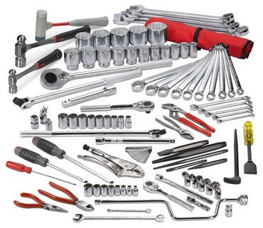 Proto® 92 Piece Heavy Equipment Set With Top Chest J442715-6RD-D - Americas Industrial Supply