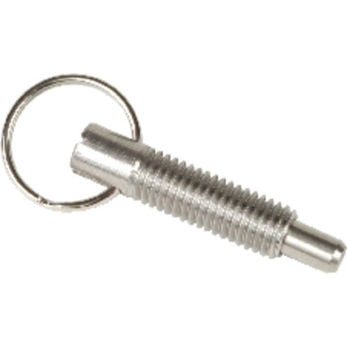Pull Ring Retractable 1/4″–20, Locking without Locking Element, Steel Zinc Chromate - Americas Industrial Supply