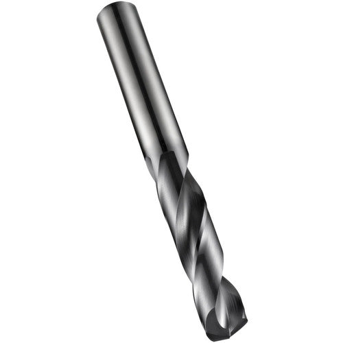 39/64″ Dia. × 16 mm Shank × 65 mm Flute Length × 115 mm OAL, 140°, TiAlN, External Coolant, DIN 6535 HA | DIN 6537 K, Round Solid Carbide Drill - Exact Industrial Supply