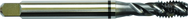 7/16-20 H5 3 Flute Spiral Flute Semi-Bottoming Black Ring Tap-TICN - Americas Industrial Supply