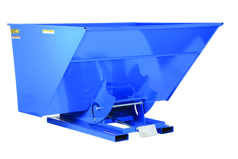 41-1/4 x 61 x 42-3/4" - 18" Fork Pocket Centers - 1 Cubic Yard - 2000 lbs Capacity - Americas Industrial Supply