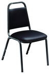 Standard Stack Chair -- 3/4" Square 19-Gauge Steel Tubing/Non-marring Plastic Glides - Americas Industrial Supply