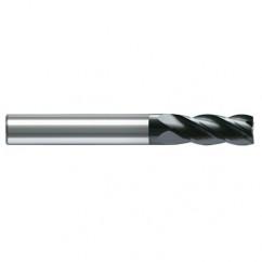 3mm Dia. - 57mm OAL - AlCrN - Solid Carbide - High Spiral End Mill - 4 FL - Americas Industrial Supply