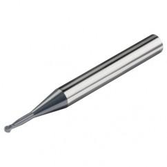 6.0mm Dia. - 57mm-OAL - AlTiN-30°-HSC Shrink Fit Ball EM-2 FL - Americas Industrial Supply