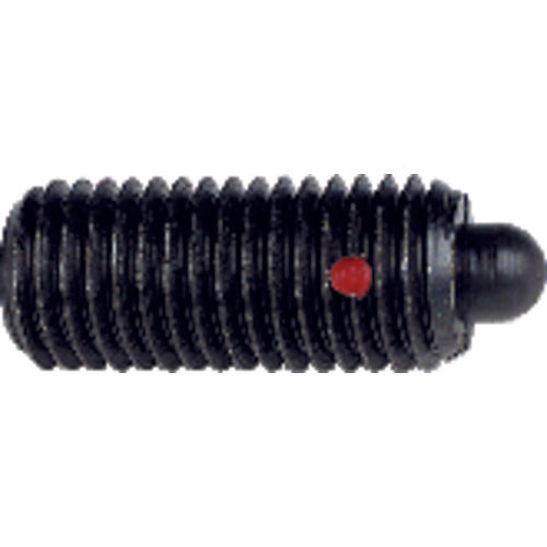 End Force Spring Plunger - 3 lbs Initial End Force, 15 lbs Final End Force (5/16″–18 Thread) - Americas Industrial Supply