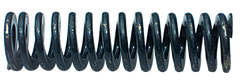 Die Spring - 7/16 x 7/32'' Wire Size, Fits Over Hole Size (2''), Fits Over Stud Size (1''), Solid Height (6-7/8'') - Americas Industrial Supply