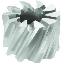 2-1/2 x 1-5/8 x 1 - HSS-T15 - Shell Mill - 10T - TiN Coated - Americas Industrial Supply