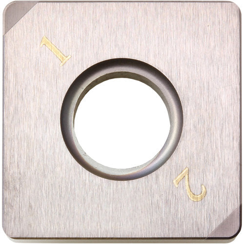 SNGA 432 KBN05M, 1/32″ Corner Radius, 3/16″ Thick, 1/2″ Inscribed Circle, MEGACOAT, 90 Degree Square, Turning Indexable Insert