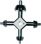 Master Chuck Key - Fits 3/8 to 3/4" Chucks - Stainless Steel - Americas Industrial Supply