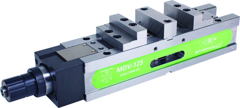 5" Double Mechanical Power Vise - Americas Industrial Supply