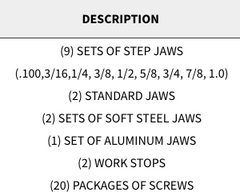 Snap Jaws - Advanced 4" Set - Part #  4PKG-100 - Americas Industrial Supply