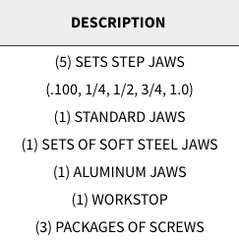 Snap Jaws - Basic 4" Set - Part #  4PKG-001 - Americas Industrial Supply