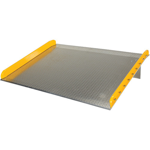 Aluminum Dock Board Steel Curb 15K 72 × 72 - Exact Industrial Supply