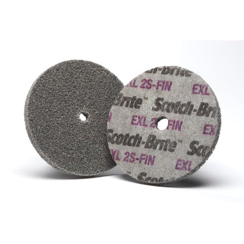 Scotch-Brite EXL Unitized Wheel XL-UW 2S Fine 2″ × 1/2″ × 1/2″