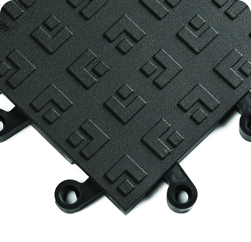 ErgoDeck Heavy Duty Solid Ergonomic 18" x 18" x 7/8" Thick (Black) - Americas Industrial Supply