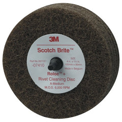 Scotch-Brite Rivet Cleaning Disc 07410 4″ × 1-1/4″ A MED - Americas Industrial Supply