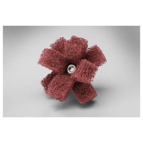 Scotch-Brite Cross Buff 2″ × 1/2″ × 2 PLY × 8-32 High Strength A VFN - Americas Industrial Supply