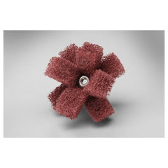 Scotch-Brite Cross Buff 2″ × 1/2″ × 2 PLY × 8-32 High Strength A VFN - Americas Industrial Supply