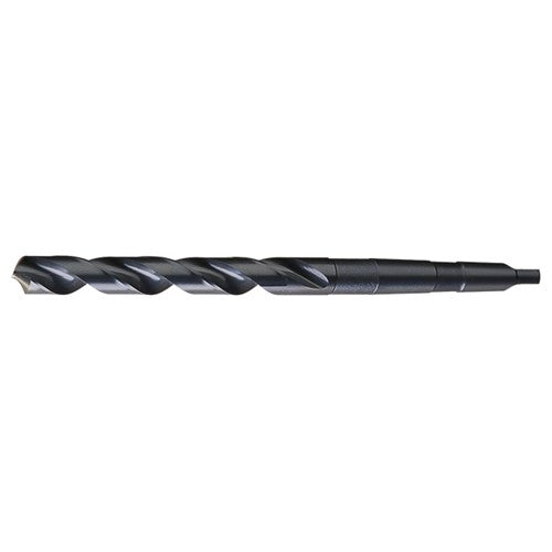 1-3/4 RHS / RHC HSS 118 Degree Radial Point Taper Shank Taper Length Drill - Steam Oxide - Exact Industrial Supply