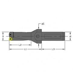 UD-0750-2D-075 - .75" Dia - Indexable Drill - Coolant Thru - Americas Industrial Supply