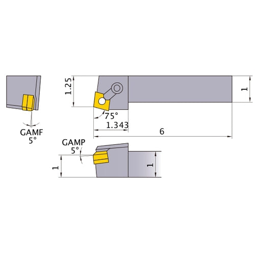 MCRNR-166D TURNING HOLDER