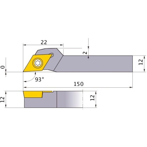 SDJCL1212M11-SM TURNING HOLDER
